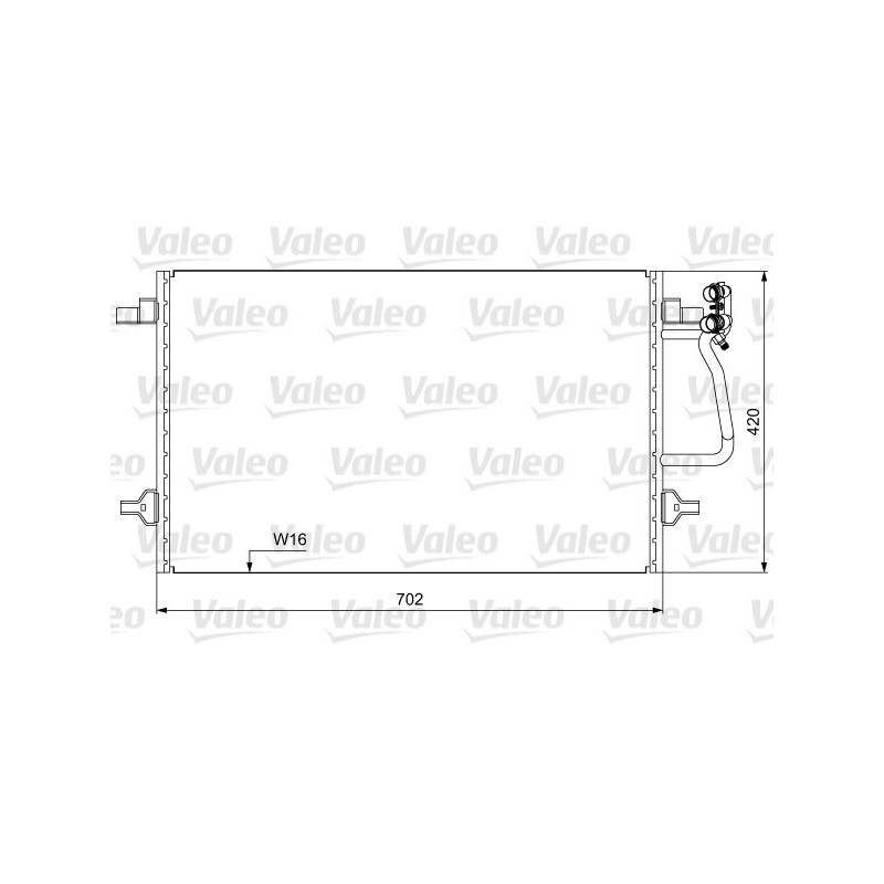 VALEO 814030 Condensador de aire acondicionado