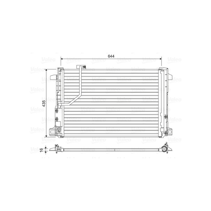 VALEO 814044 Skraplacz klimatyzacji