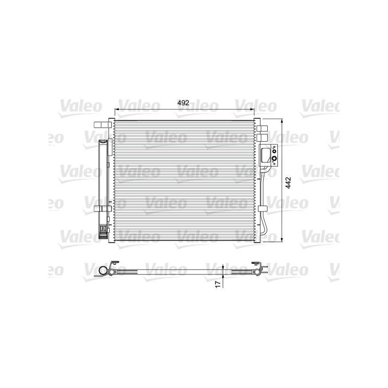 VALEO 814404 Condensador de aire acondicionado