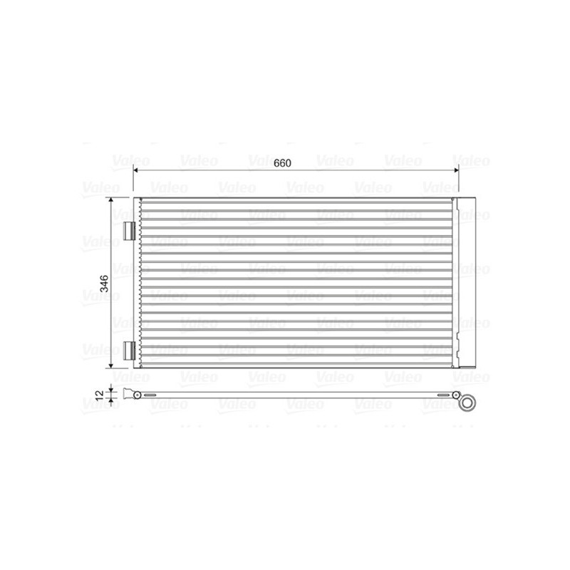 VALEO 814408 Skraplacz klimatyzacji
