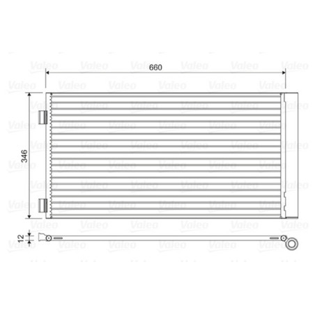 VALEO 814408 Skraplacz klimatyzacji