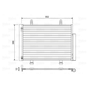 VALEO 814418 Condensador de aire acondicionado