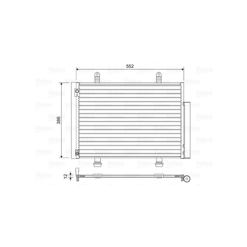 VALEO 814418 Skraplacz klimatyzacji