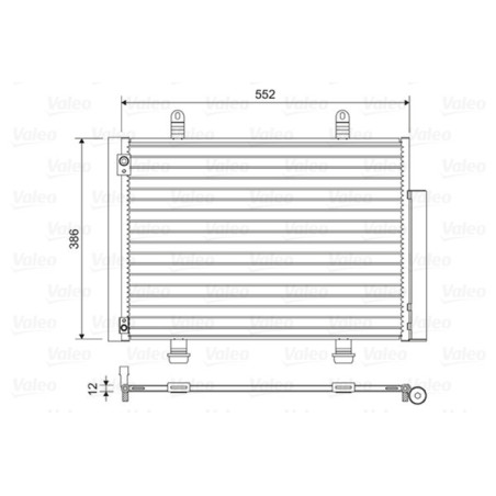 VALEO 814418 Condensador de aire acondicionado
