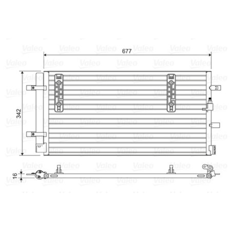 VALEO 814419 Condensador de aire acondicionado