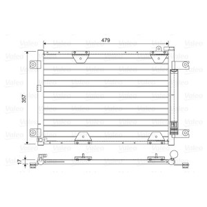 VALEO 814444 Skraplacz klimatyzacji