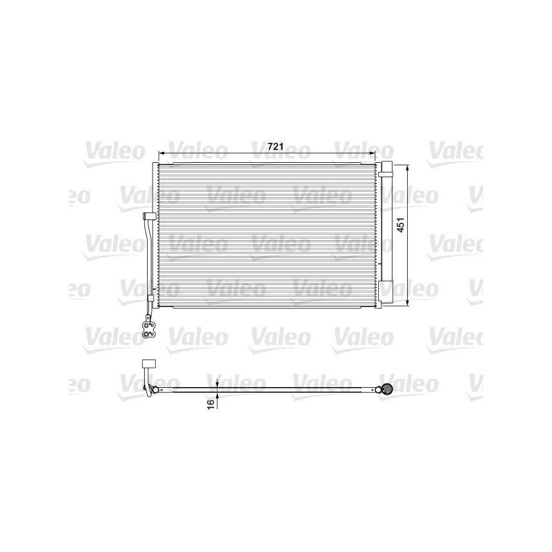 VALEO 814379 Skraplacz klimatyzacji