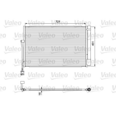 VALEO 814379 Skraplacz klimatyzacji