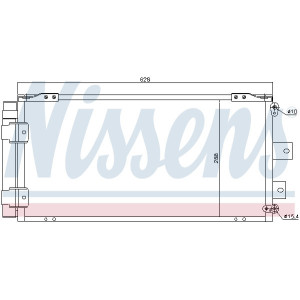 NISSENS 940421 Condensatore climatizzatore