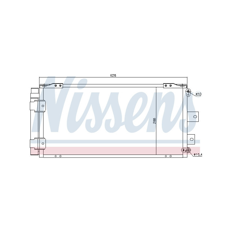 NISSENS 940421 Condensador de aire acondicionado
