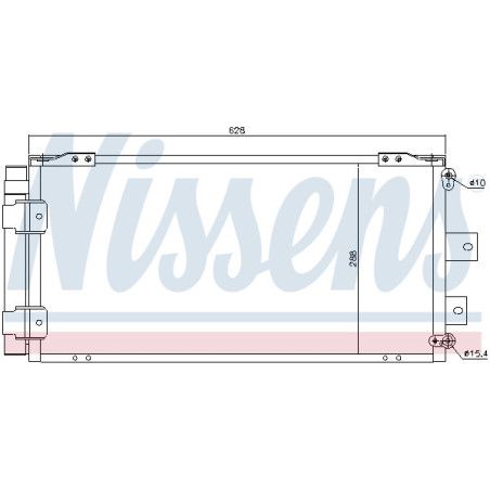 NISSENS 940421 Condensador de aire acondicionado