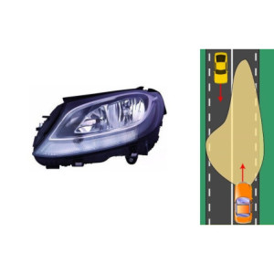 Lampa Przednia Lewa Mercedes Klasa C W205 S205 C205 (2014-2018) DEPO 440-11C6LMLDEM2