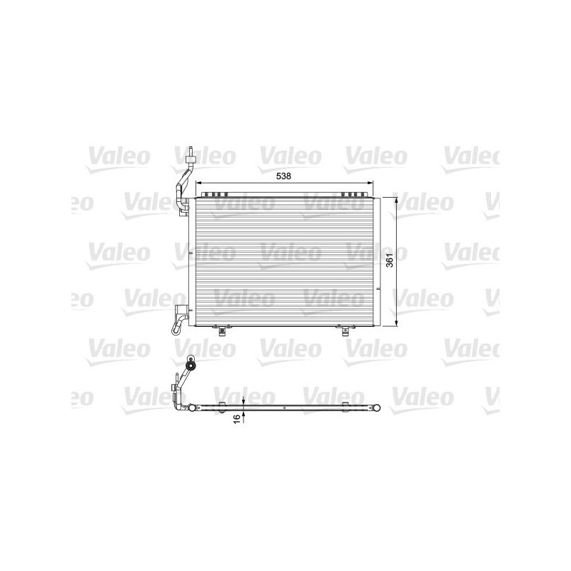 VALEO 814074 Condensador de aire acondicionado