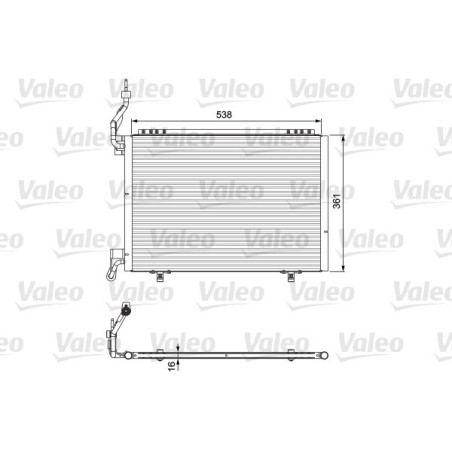 VALEO 814075 Skraplacz klimatyzacji