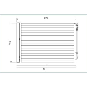 VALEO 814410 Condensador de aire acondicionado