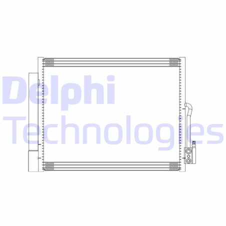 DELPHI CF20294 Skraplacz klimatyzacji