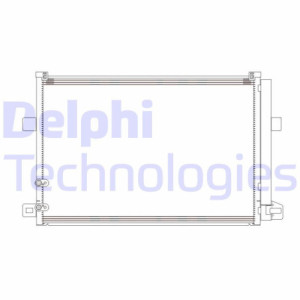 DELPHI CF20301 Air conditioning condenser