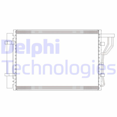 DELPHI CF20302 Air conditioning condenser