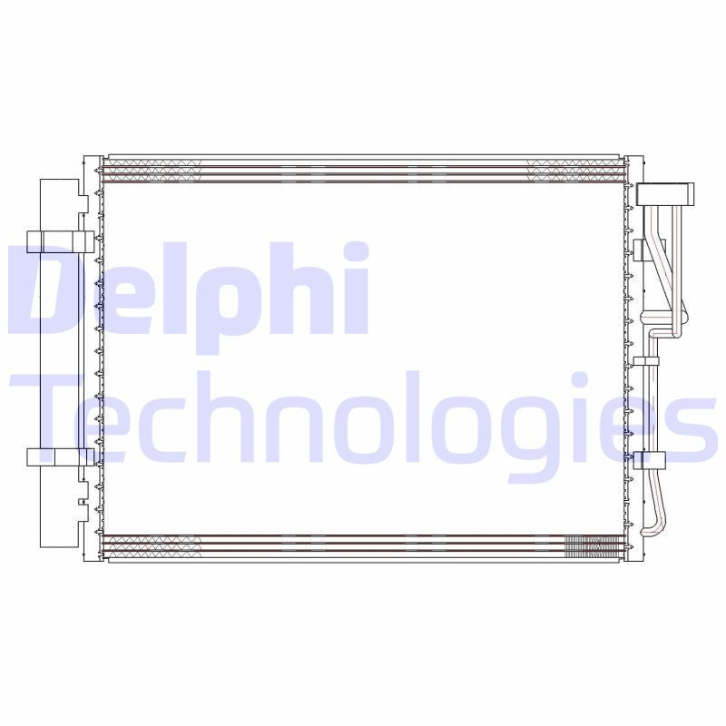 DELPHI CF20303 Condensador de aire acondicionado