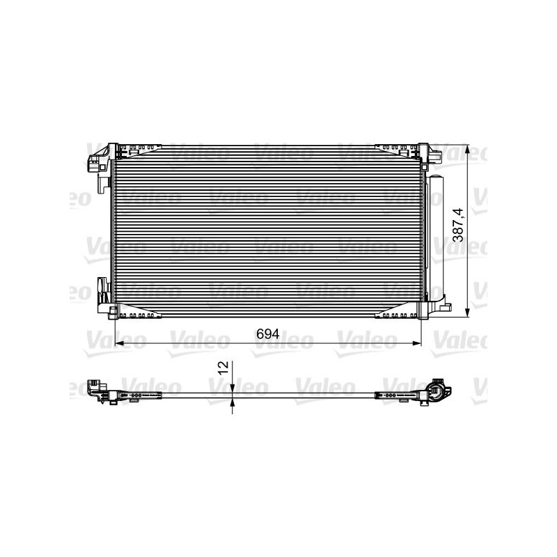 VALEO 814028 Klimakondensator