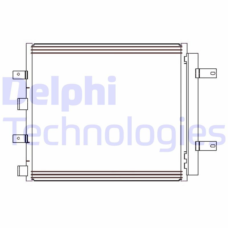 DELPHI CF20241 Skraplacz klimatyzacji