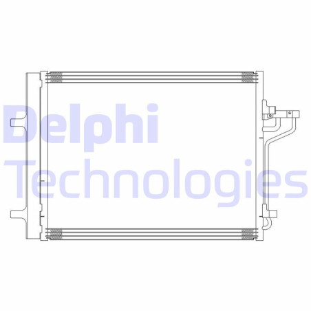 DELPHI CF20311 Condensador de aire acondicionado