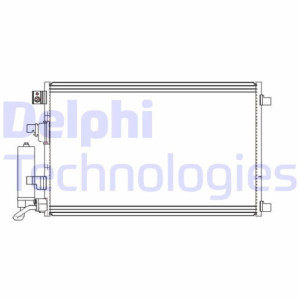 DELPHI CF20312 Condensador de aire acondicionado
