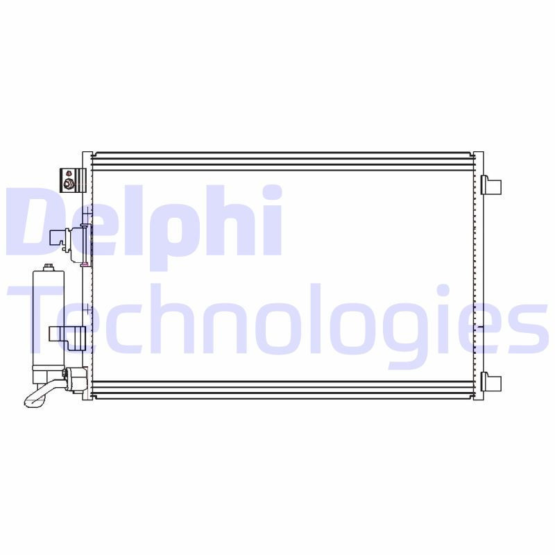 DELPHI CF20312 Condensador de aire acondicionado