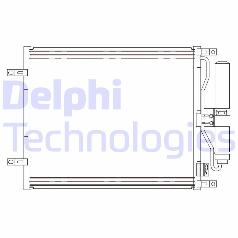 DELPHI CF20245 Klimakondensator