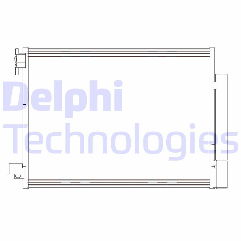 DELPHI CF20415 Skraplacz klimatyzacji