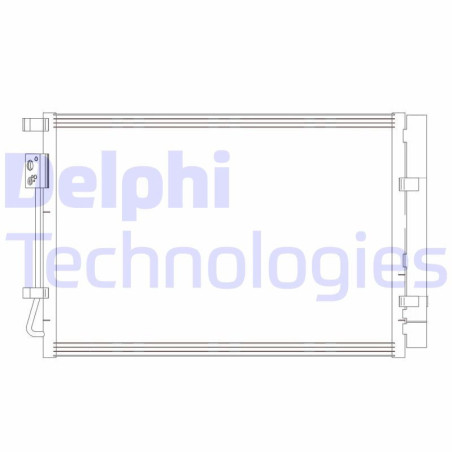 DELPHI CF20414 Condensador de aire acondicionado