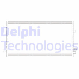 DELPHI CF20382 Skraplacz klimatyzacji