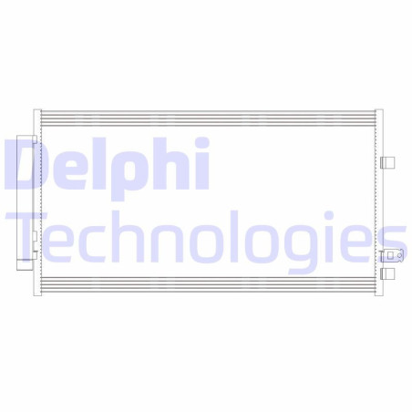 DELPHI CF20382 Skraplacz klimatyzacji