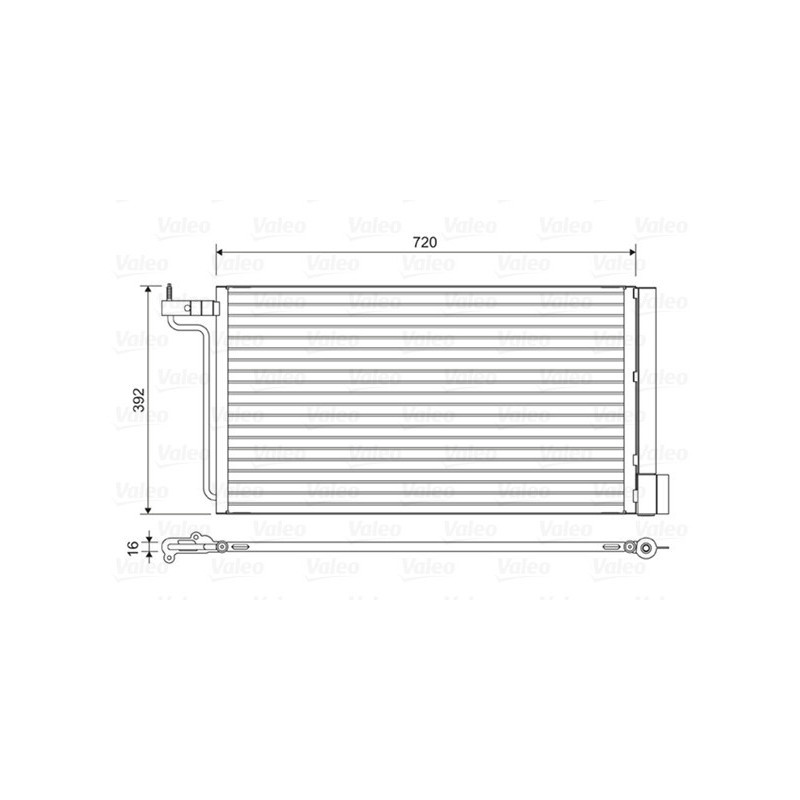 VALEO 814177 Condensador de aire acondicionado