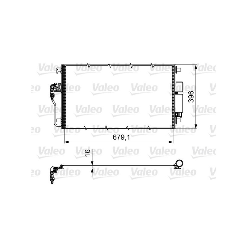 VALEO 814374 Skraplacz klimatyzacji