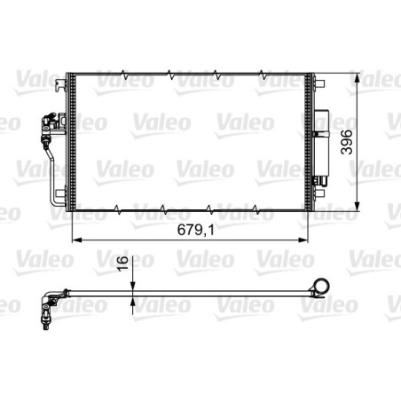 VALEO 814374 Condensador de aire acondicionado
