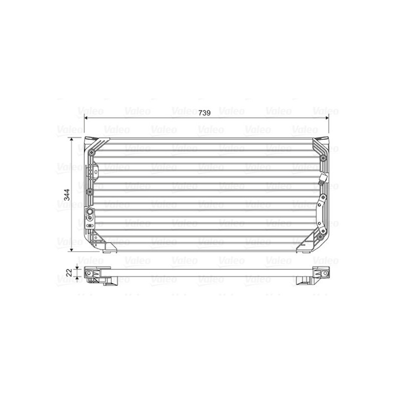 VALEO 814045 Condensador de aire acondicionado