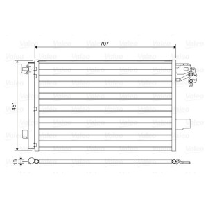 VALEO 814461 Skraplacz klimatyzacji