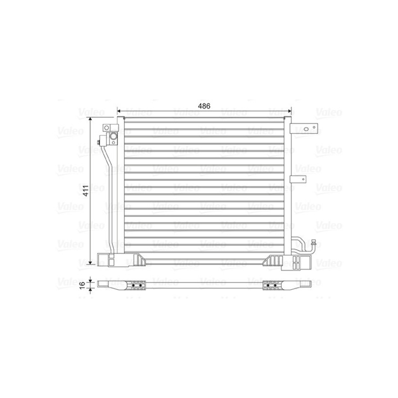 VALEO 814454 Condensador de aire acondicionado