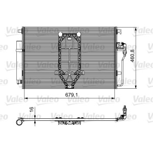 VALEO 812502 Skraplacz klimatyzacji