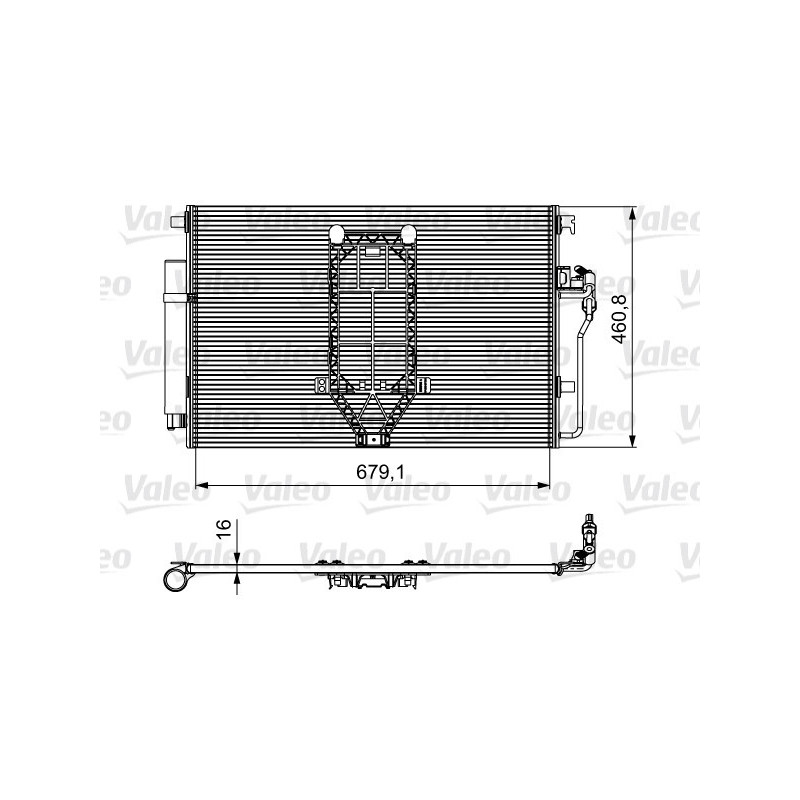 VALEO 812502 Skraplacz klimatyzacji