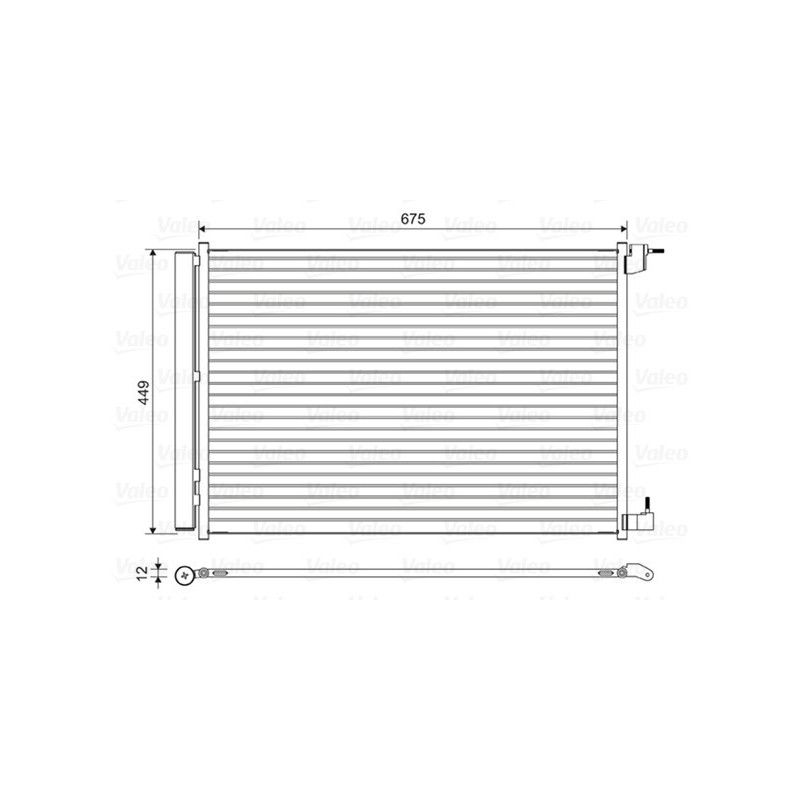 VALEO 814468 Condensador de aire acondicionado