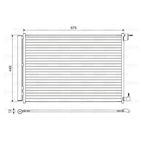 VALEO 814468 Condensador de aire acondicionado
