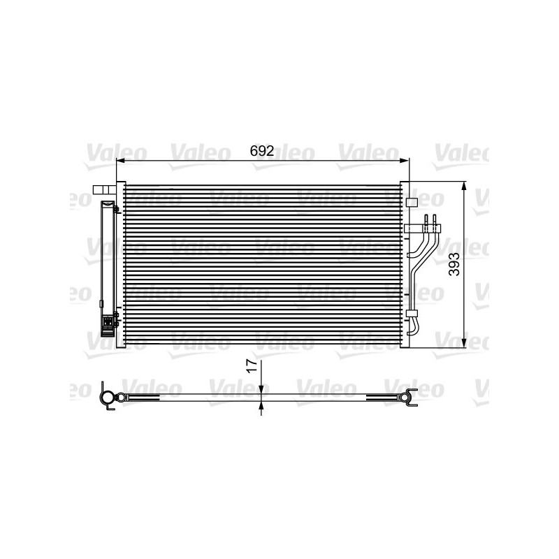 VALEO 814485 Skraplacz klimatyzacji