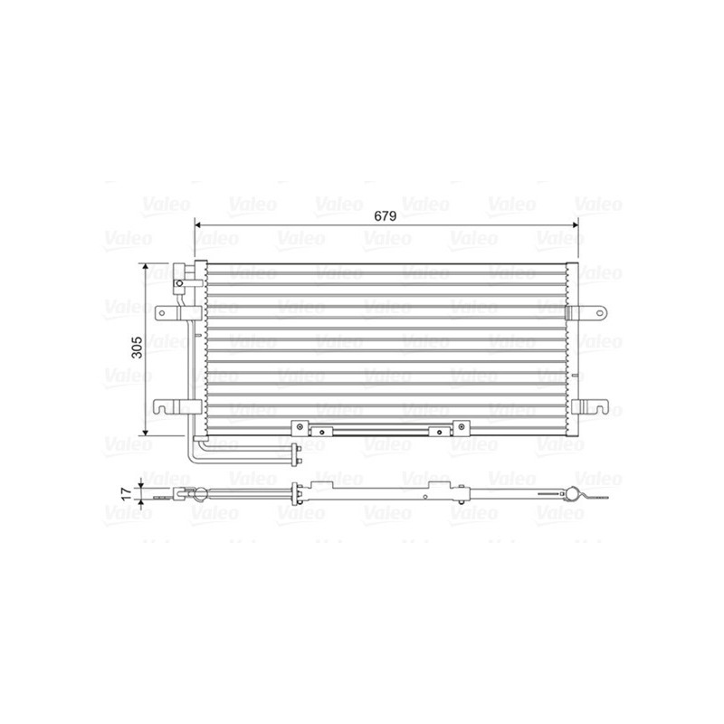 VALEO 814079 Air conditioning condenser
