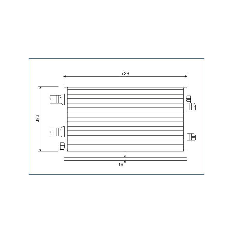 VALEO 814003 Klimakondensator