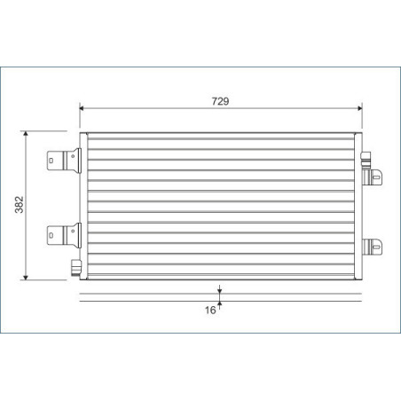 VALEO 814003 Condensador de aire acondicionado