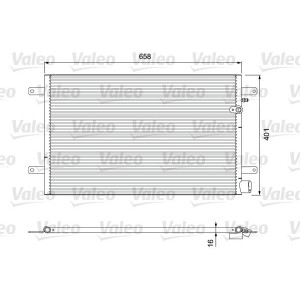 VALEO 814004 Skraplacz klimatyzacji