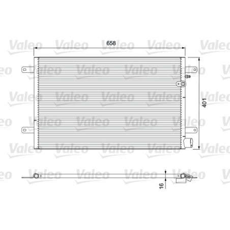 VALEO 814004 Condensador de aire acondicionado