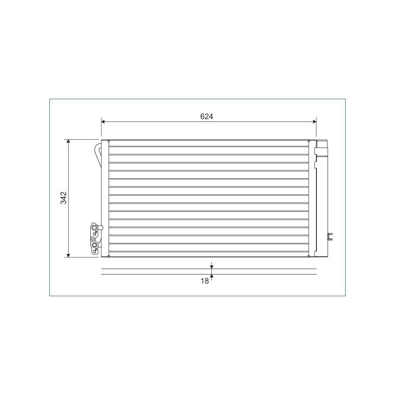 VALEO 814012 Skraplacz klimatyzacji